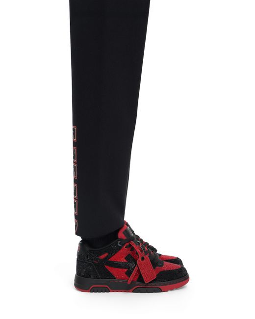 Off-White c/o Virgil Abloh Red Out Of Office Strass Sneakers for men