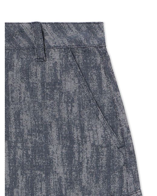 Off-White c/o Virgil Abloh Gray Ss_Switch Off Cargo Shorts for men