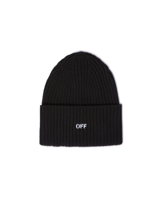 Off-White c/o Virgil Abloh Black Stamp Loose Beanie