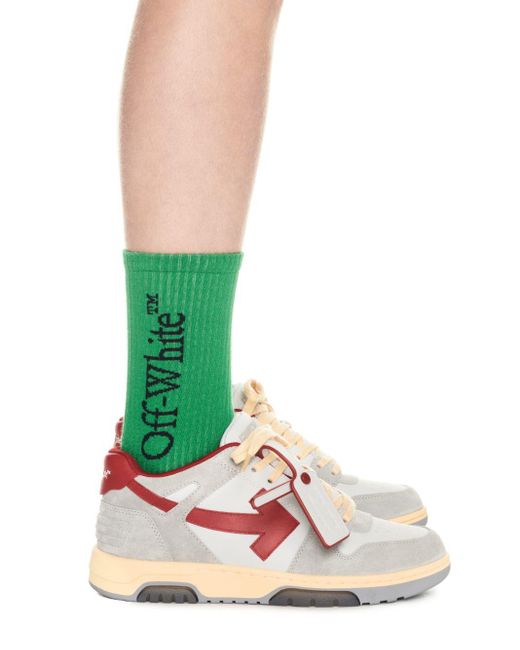 Off-White c/o Virgil Abloh Pink Out Of Office Light Grey/red for men