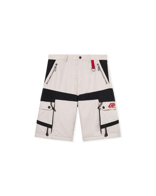 Off-White c/o Virgil Abloh White Sporty Nyl Cargo Shorts for men