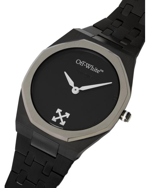 Off-White c/o Virgil Abloh Black "On Time" Watch for men