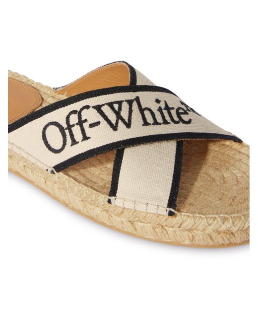 Off-White c/o Virgil Abloh White Criss Cross Espadrilles