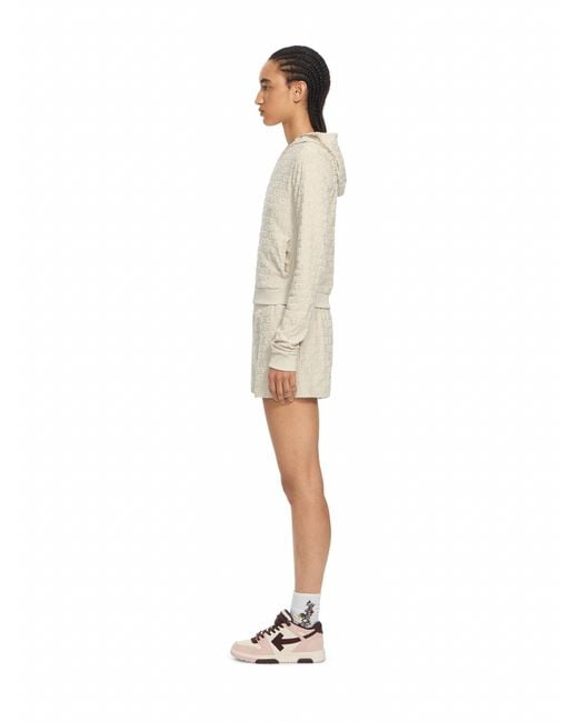 Off-White c/o Virgil Abloh White Terry Off Slim Zip-Up Hoodie