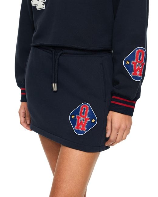 Off-White c/o Virgil Abloh Blue Royal Patch Sweatskirt