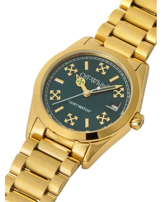 Off-White c/o Virgil Abloh Metallic "Crossing" Watch