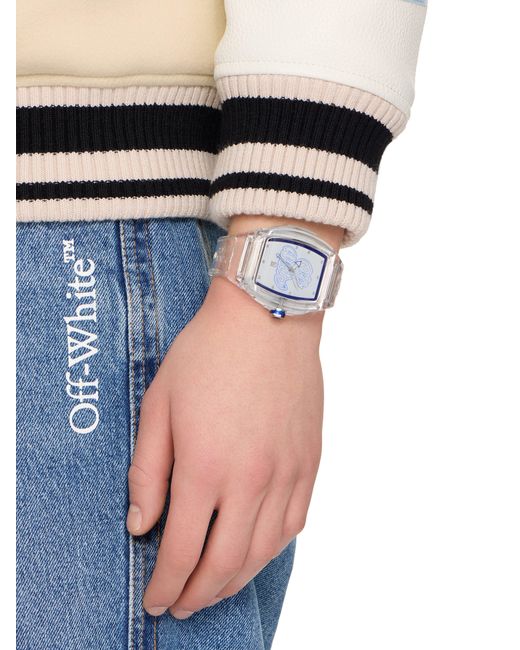 Off-White c/o Virgil Abloh Blue "Beat" Watch for men