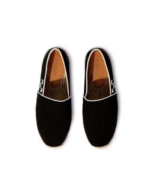 Biarritz Espadrillas di Off-White c/o Virgil Abloh in Black da Uomo