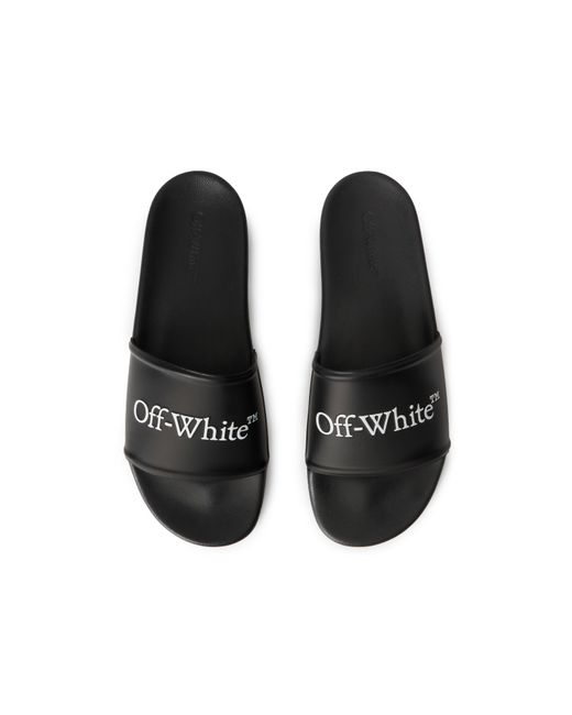 Off-White c/o Virgil Abloh White Bookish Sliders for men