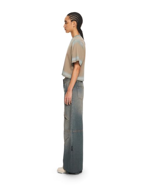 Off-White c/o Virgil Abloh Gray Big Pockets Denim Pants