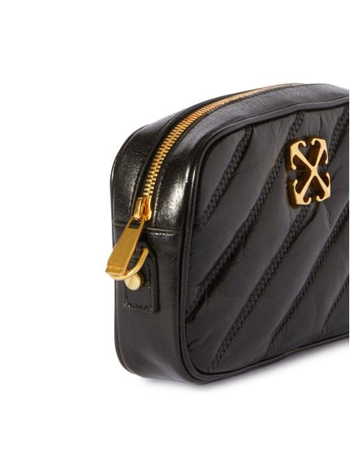 Off-White c/o Virgil Abloh Black Quilted Camera Bag