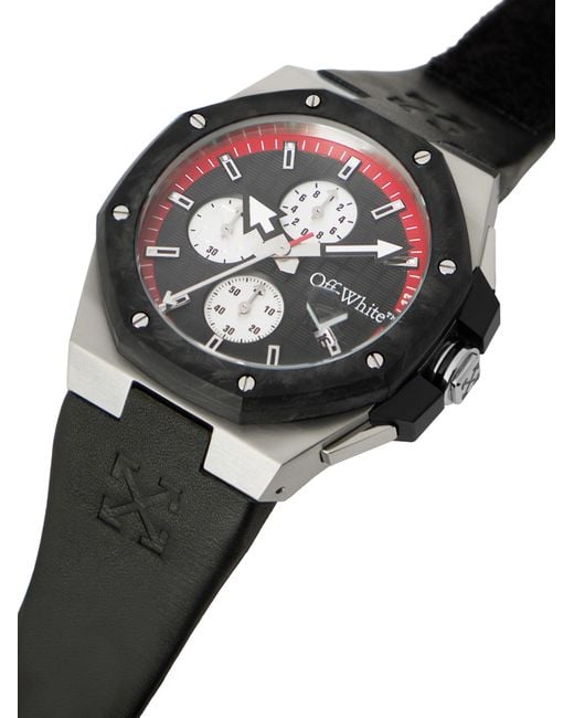 Off-White c/o Virgil Abloh Black "Frequency Chrono" Watch for men
