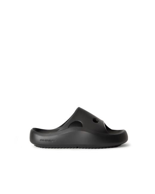 Off-White c/o Virgil Abloh Black Meteor Rubber Slider