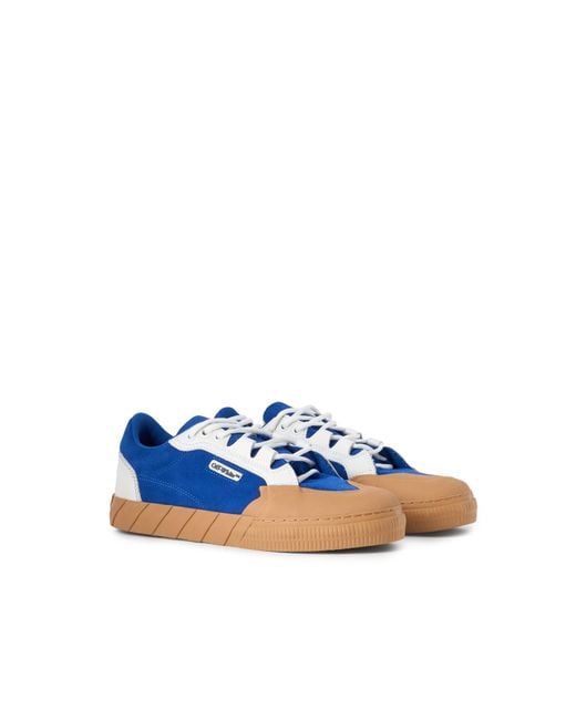 Off-White c/o Virgil Abloh Blue Vulcanized 779 Suede Sneakers for men