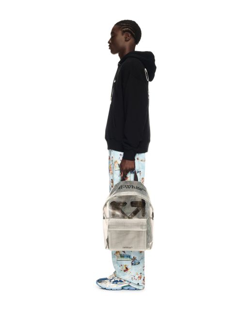 Off-White c/o Virgil Abloh White Heritage Backpack Ripstop Transparent for men