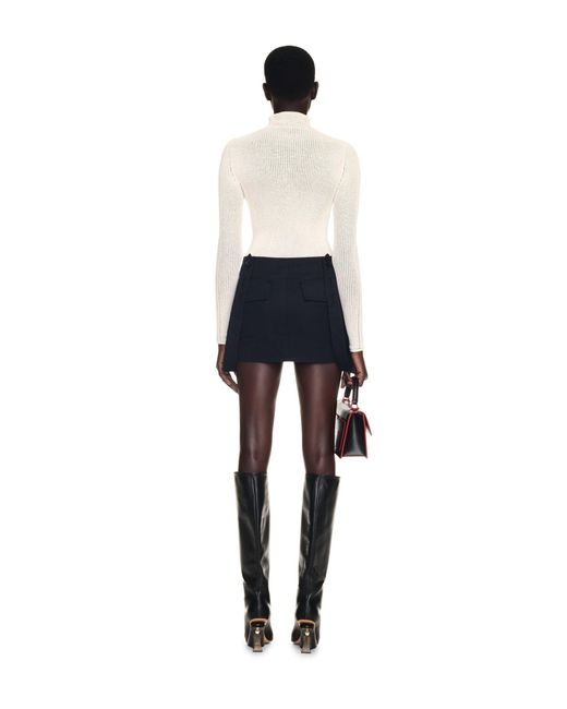 Off-White c/o Virgil Abloh Black Co Straps Cargo Mini Skirt