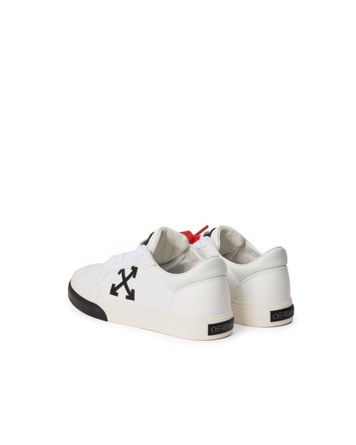 Off-White c/o Virgil Abloh White Vulcanized Low Leather Sneakers for men