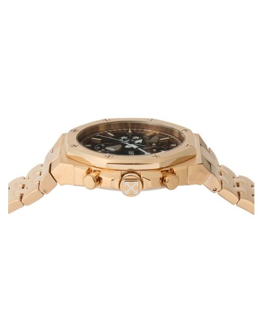 Off-White c/o Virgil Abloh Metallic "High Frequency Chrono" Watch for men