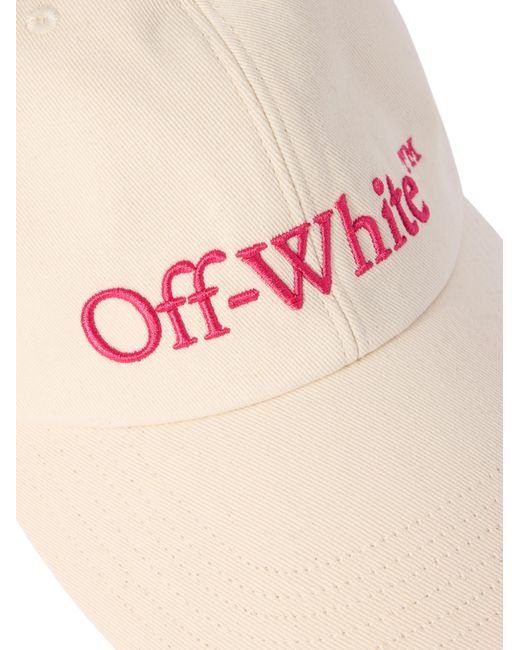 Off-White c/o Virgil Abloh Pink Drill Bookish Baseball Cap