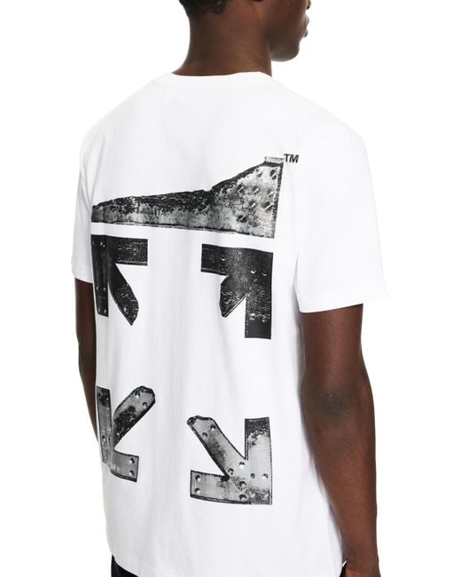 Off-White c/o Virgil Abloh White Metal Arrow Slim T-Shirt for men