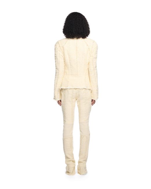 Off-White c/o Virgil Abloh Natural Tweed Slim Pants