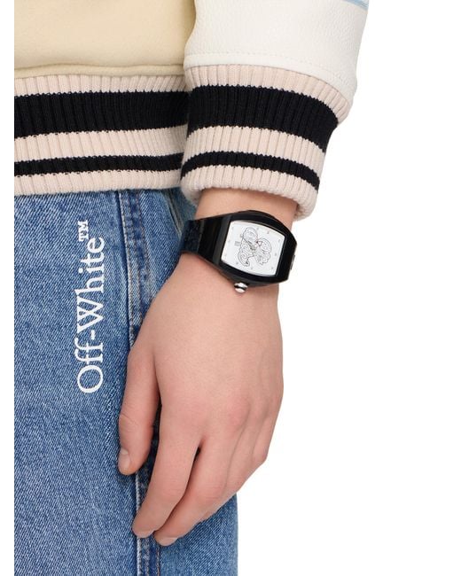 Off-White c/o Virgil Abloh Black "Beat" Watch for men