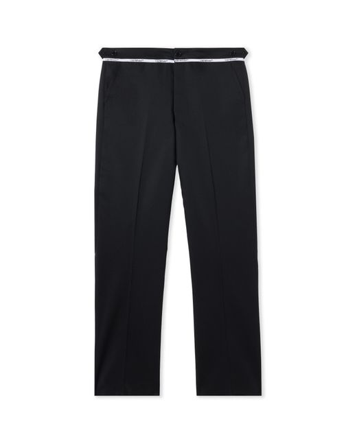 Off-White c/o Virgil Abloh Black Wool Mini Flare Pants for men