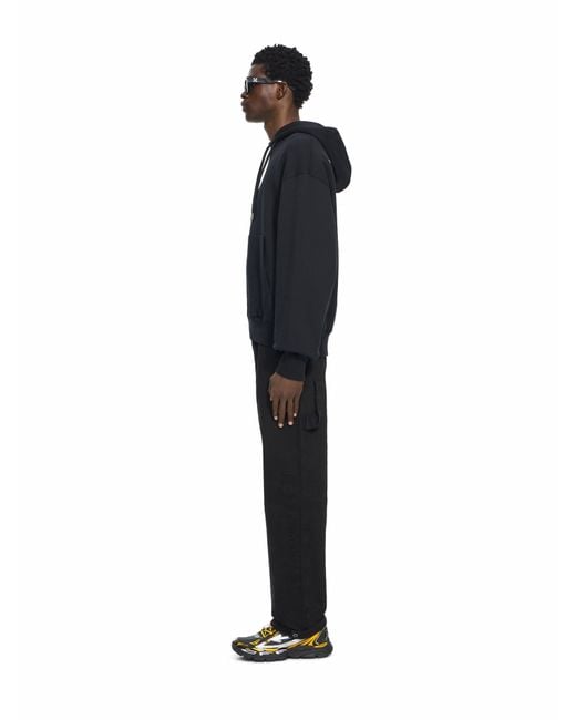 Off-White c/o Virgil Abloh Black Industrial Half Arrow Hoodie for men