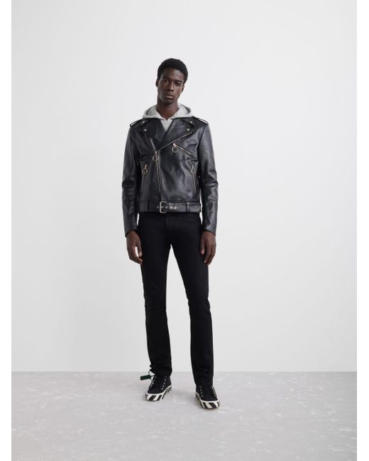 virgil abloh leather jacket
