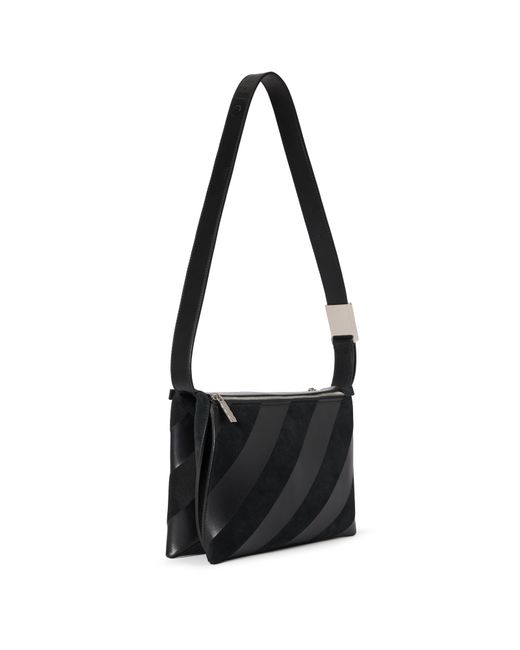 Off-White c/o Virgil Abloh Black Sandbag 404 Diagonal Bag