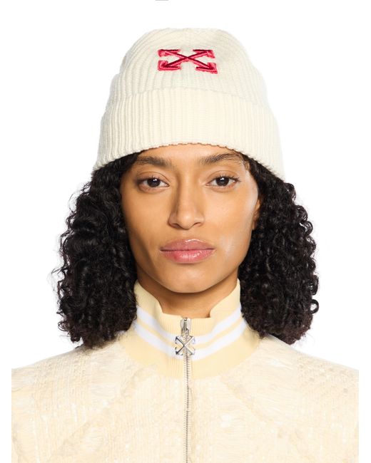 Off-White c/o Virgil Abloh Pink Arrow Classic Beanie