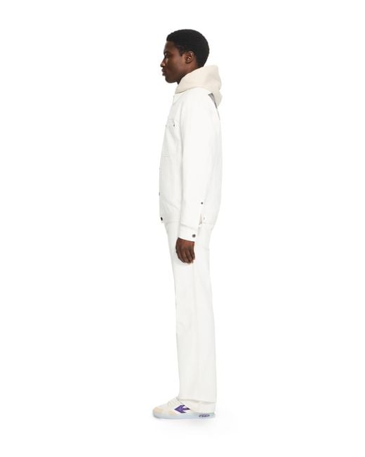 Off-White c/o Virgil Abloh White Half Arrow Slim Relaxed Pants for men