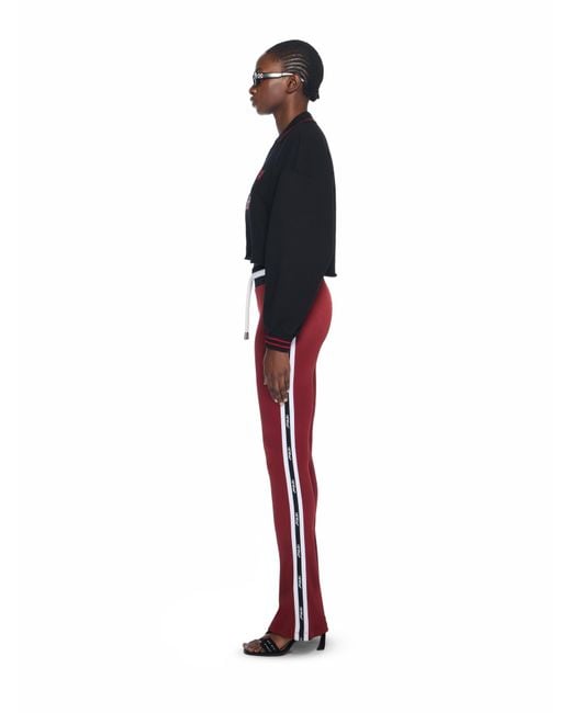 Off-White c/o Virgil Abloh Black Sporty Crop Polo Logo Sweatshirt