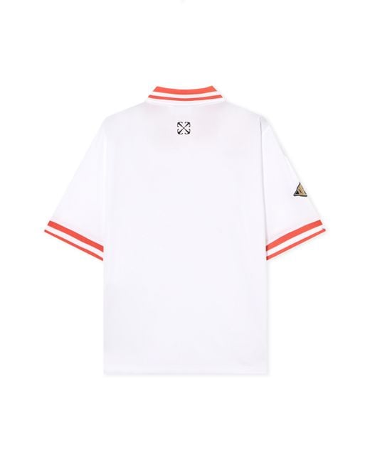 Off-White c/o Virgil Abloh White Eagle Soccer Polo for men