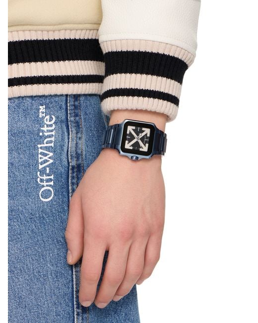 Off-White c/o Virgil Abloh Blue "Proto Layer" Watch for men