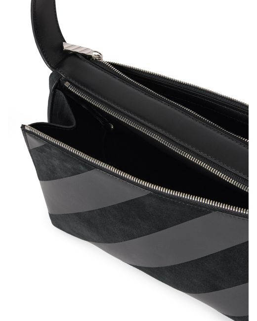 Off-White c/o Virgil Abloh Black Sandbag 404 Diagonal Bag