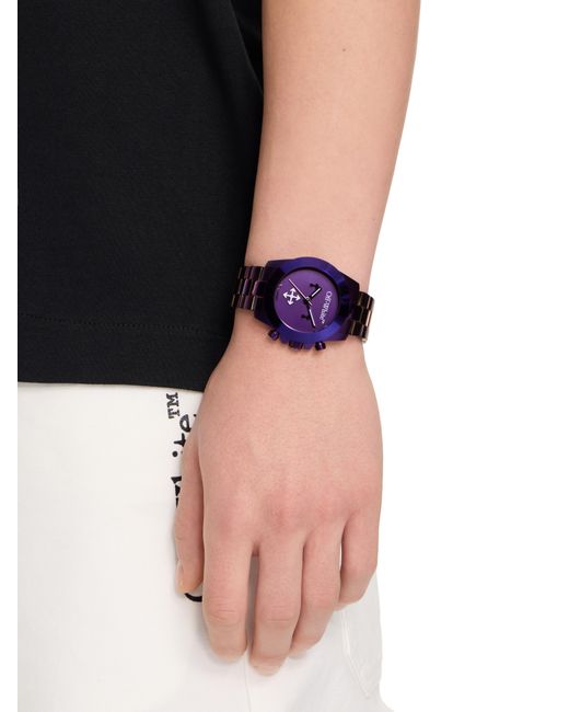 Off-White c/o Virgil Abloh Purple "Reset" Watch for men