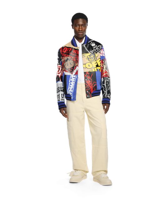 Off-White c/o Virgil Abloh White Bookish Cargo Pants for men