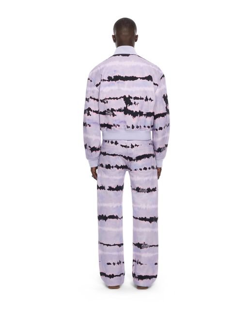 Off-White c/o Virgil Abloh White All-Over Tie-Dye Cropped Bomber for men