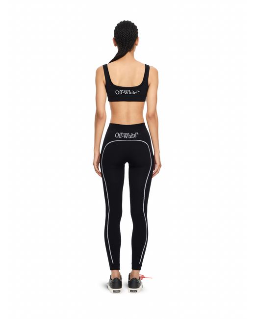 Off-White c/o Virgil Abloh Black Off Stamp Seamless Bra