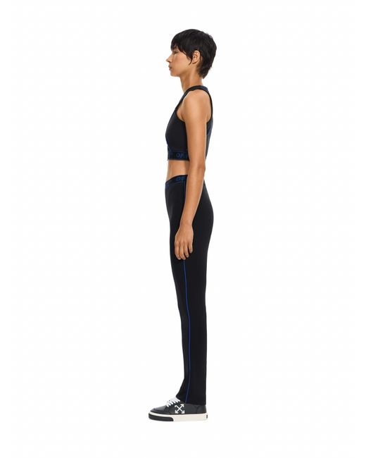 Off-White c/o Virgil Abloh Black Logoband Lycra Top