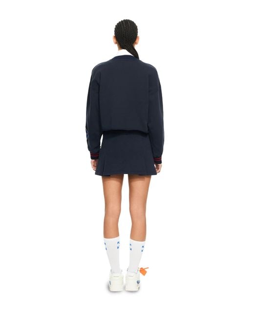 Off-White c/o Virgil Abloh Blue Royal Patch Sweatskirt