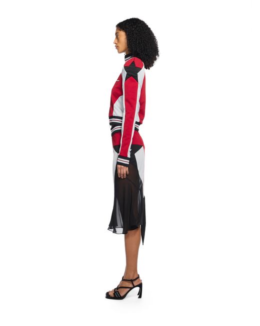 Off-White c/o Virgil Abloh Red Track Star Jacket