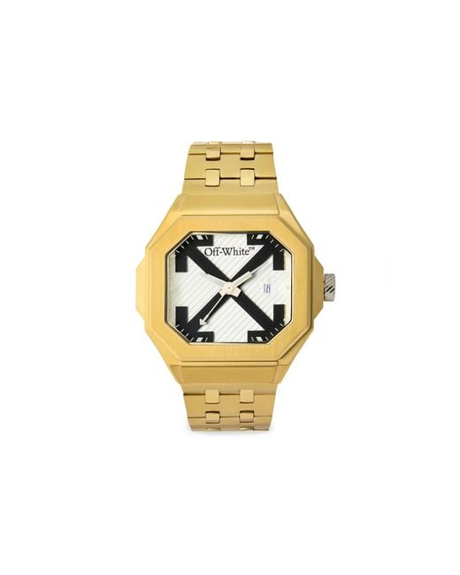Off-White c/o Virgil Abloh Metallic "Heavy Duty" Watch for men