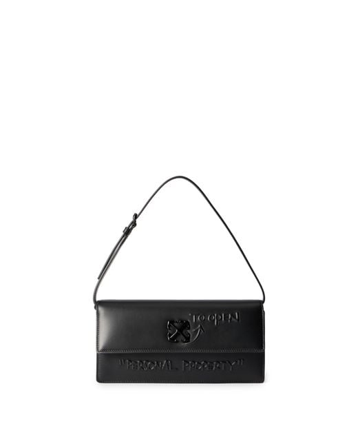 Off-White c/o Virgil Abloh Black Jitney 1.0 Quote3D Bag