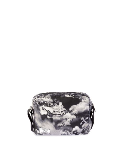 Off-White c/o Virgil Abloh Fresco Print Outdoor Camera Bag in Black für Herren