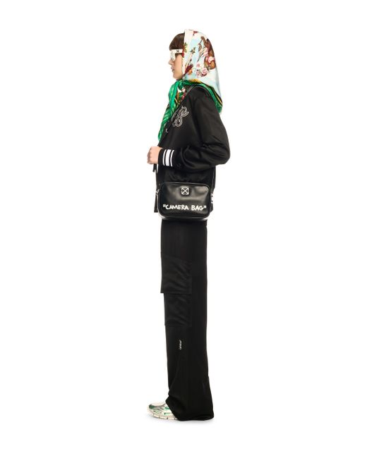 Off-White c/o Virgil Abloh Black Jitney Quote Camera Bag