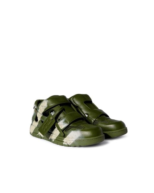 Off-White c/o Virgil Abloh Green Out Of Office Sandals for men