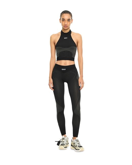 Off-White c/o Virgil Abloh Black Racing Seamless Top