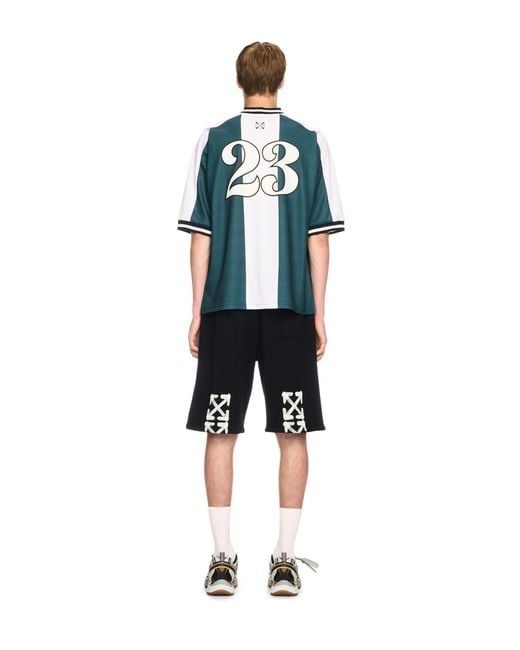 Off-White c/o Virgil Abloh Blue Tiger 23 Soccer S/S Tee for men